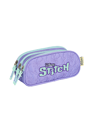 Estojo Triplo Stitch ET50075 Roxo