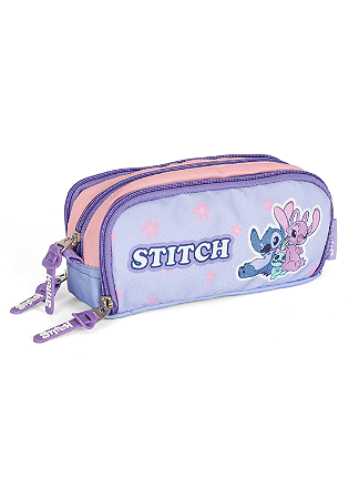 Estojo Triplo Stitch ET50095 Roxo
