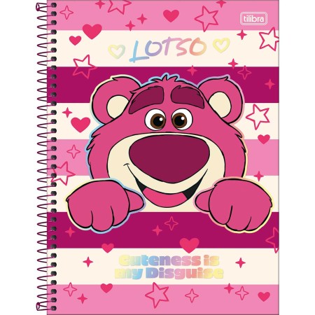Caderno Capa Dura Universitário Lotso 1 Matéria 80 Folhas Sortidos