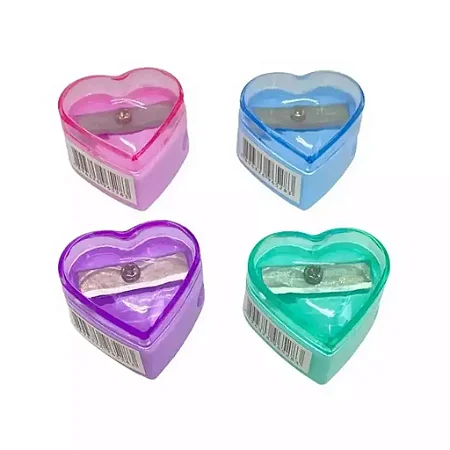 Apontador Coracao Com Deposito Sortidos - Unidade