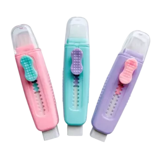 Borracha Escolar Sweep Com Escovinha Sortidos - Unidade