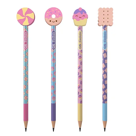 Lápis preto fantasia Candy Sortidos - Unidade - Cis