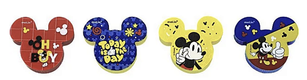 Borracha Mickey Molin Sortidos - Unidade