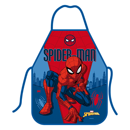 Avental Infantil PEVA Homem Aranha