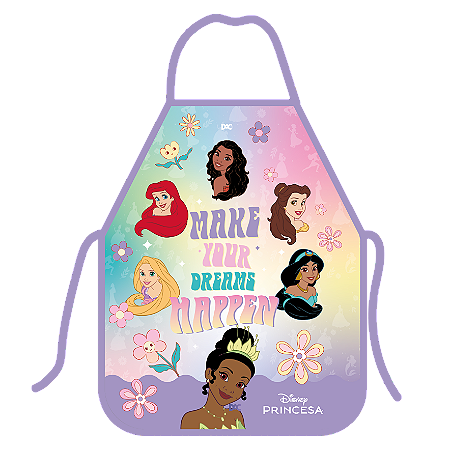 Avental Infantil PEVA Princesas