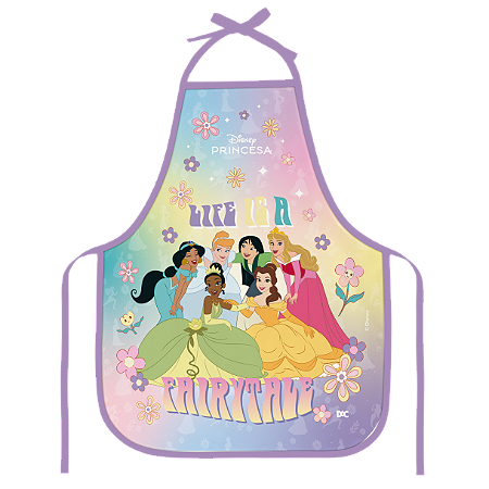 Avental Infantil PVC Princesas