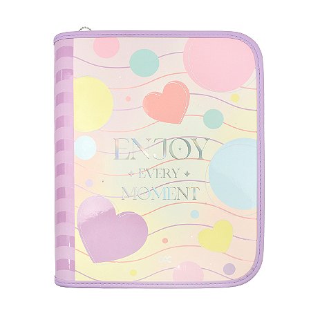 Fichário Universitário com Ziper Enjoy