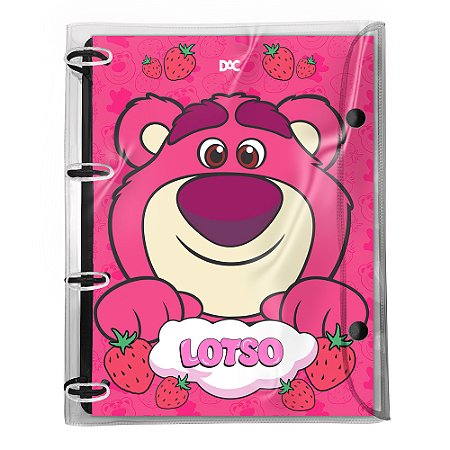 Fichário Universitário PVC Cristal Lotso