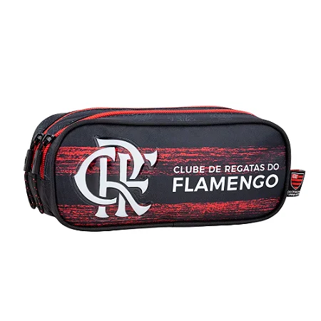 Estojo Duplo Escolar Flamengo