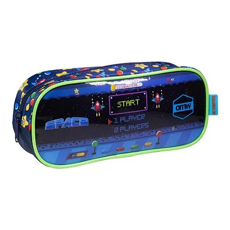 Estojo Simples Escolar GAME