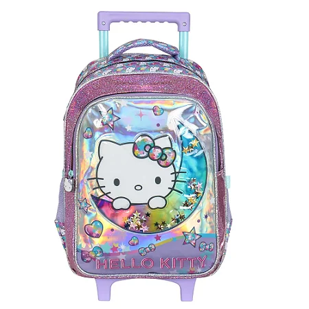 Mochilete com Alças Escolar 40cm Hello Kitty 15398