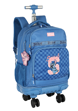 Mochilete Stitch 50052 360° Azul