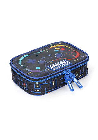 Estojo 100 Pens Game Over ET42124 Azul