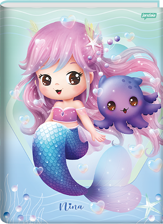 CADERNO BROCHURA CAPA DURA UNIVERSITÁRIO 48 FOLHAS – NINA - Sortidos