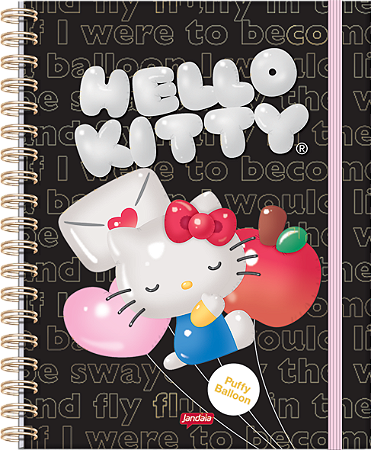 CADERNO NEO COLLEGE 1 MATERIA 80 folhas – HELLO KITTY