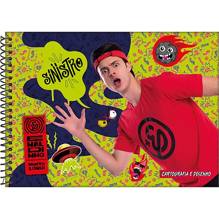 CADERNO CARTOGRAFIA 80 FOLHAS – ENALDINHO - Sortidos