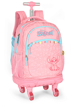 Mochilete Stitch 50072 360° Rosa
