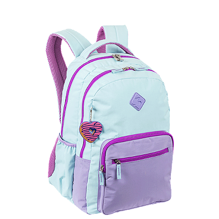 Mochila Grande 2 Compartimentos Sestini College Crinkle 4 - Blueberry