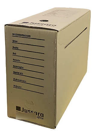 Caixa Arquivo Morto Papelão 36x14x24 Cm Kraft Oficio