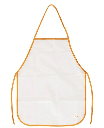 AVENTAL INFANTIL PLÁSTICO - BRANCO - BRW