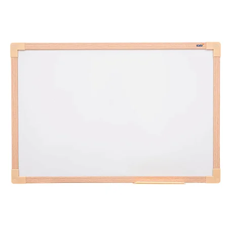 Quadro Branco UV Moldura MDF 90X60cm Linha Soft