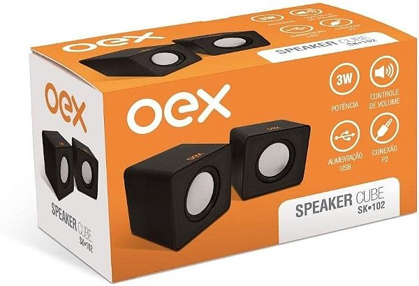Caixa de som Speaker Cube SK 102 OEX