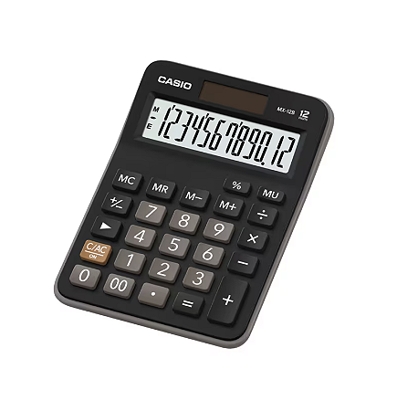 Calculadora De Mesa Casio MX-12B Preta