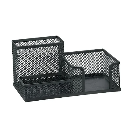 Organizador Aramado 3 compartimentos preto - BRW
