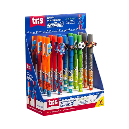 Caneta Esferográfica Radical - 1.0mm - Tris - Unidade