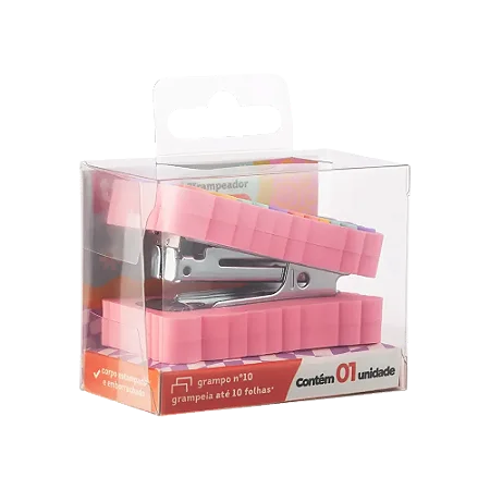 Grampeador Mini Holic Dopamina - Nº10 - 10 Folhas - Caixa C/1 un - Tris