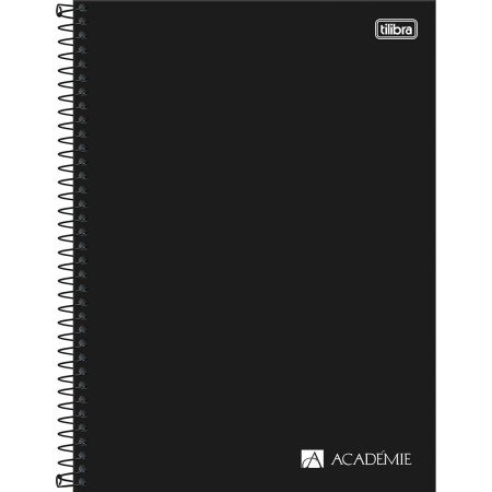 Caderno Sketchbook Espiral Capa Dura Universitário Académie 90 G 80 Folhas