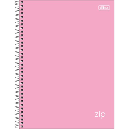 Caderno Espiral Capa Dura Universitário 15 Matérias Zip Colors 160 Folhas