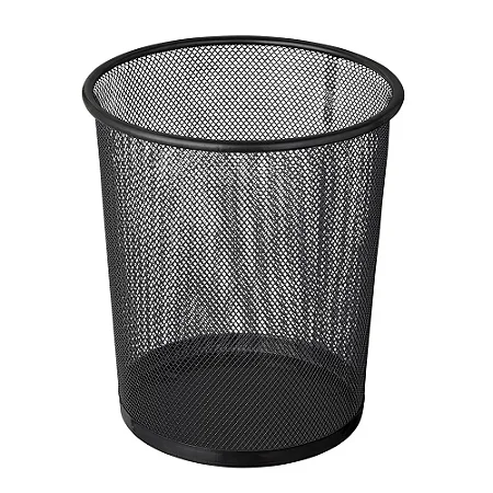 LIXEIRA ARAMADA 9 LITROS PRETO BRW