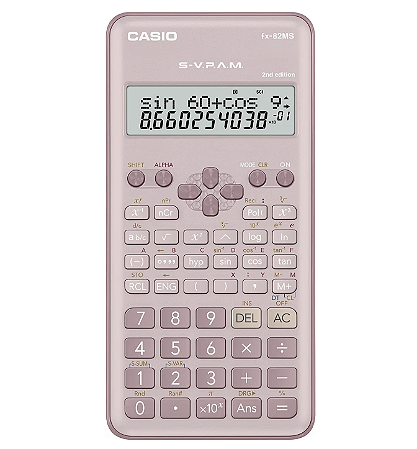 Calculadora Científica Casio FX-82MS-2 Rosa