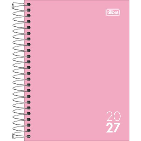 Agenda Espiral Diária 11,7 x 16,4 cm Zip Colors 2027