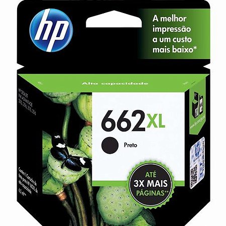 CARTUCHO HP 662 XL PRETO