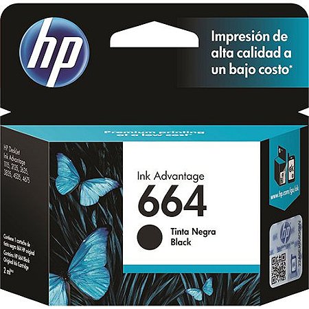 CARTUCHO HP 664 PRETO