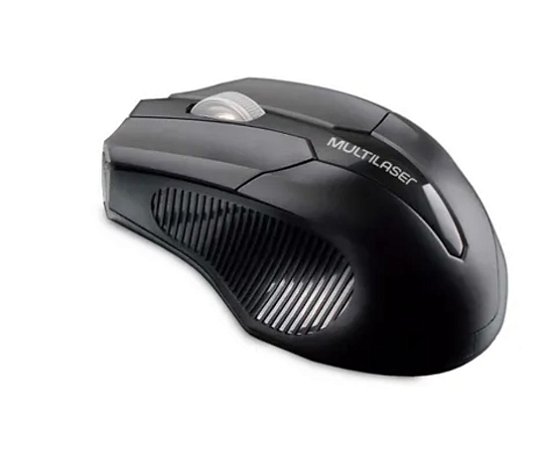 Mouse Sem Fio Multilaser 2.4 Ghz Usb Box Preto - MO264