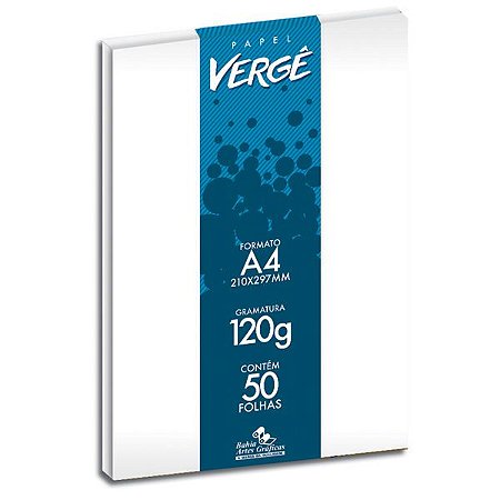 Papel Profissional A4 Vergê Branco120g