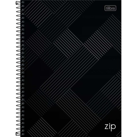 CADERNO ESPIRAL CAPA DURA UNIVERSITÁRIO 1 MATÉRIA ZIP 80 FOLHAS
