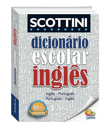 Scottini - Dicionário de Inglês - 60 mil verbetes (Capa Plástica)