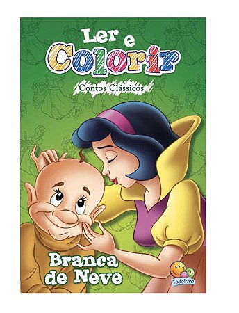 Desenhos para colorir de branca-de-neve para crianças - Branca de