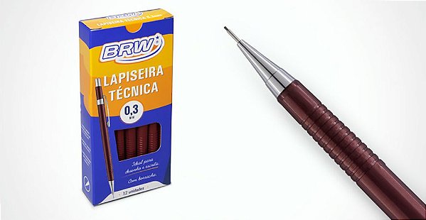 Lapiseira Tecnica 0.3 BRW - Unidade
