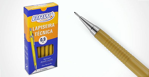 Lapiseira Tecnica 0.9 BRW - Unidade