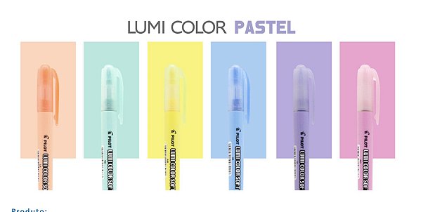 MARCA TEXTO LUMI COLOR SOFT - Unidade