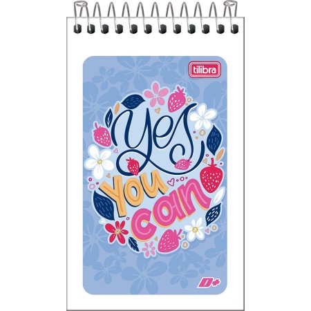 CADERNETA ESPIRAL CAPA FLEXÍVEL D+ 60 FOLHAS