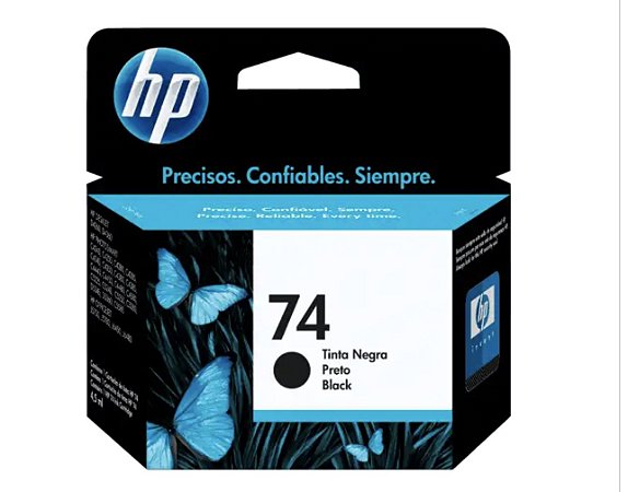 CARTUCHO HP 74 PRETO ORIGINAL