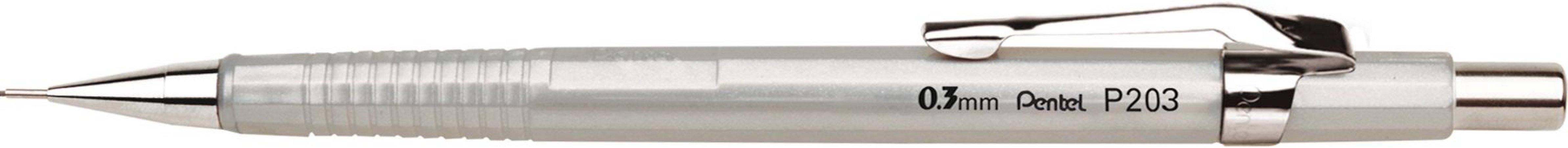 Lapiseira Pentel 0.3 Sharp P203 Prata