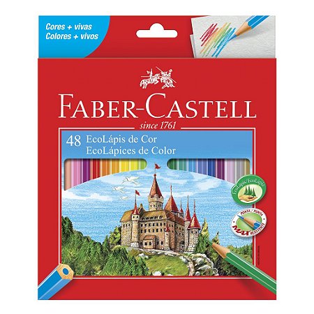 Lápis de Cor 48 Cores - Faber-Castell