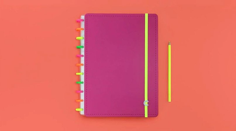 Caderno Inteligente Neon Vibes